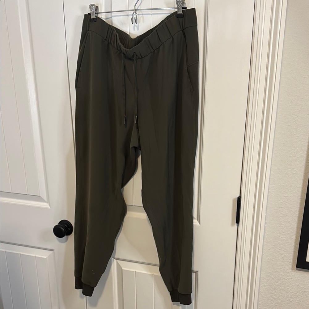 Lululemon Athletica Olive Green Joggers